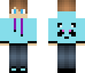 edit boy with panda hood