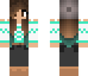 minty winter girl
