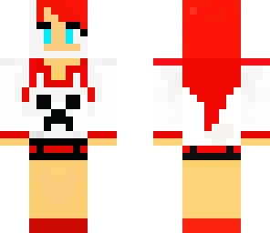 chica de blanco ***** y rojo