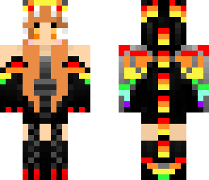 rainbow dragon girl