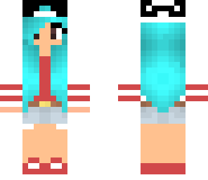 blue hair