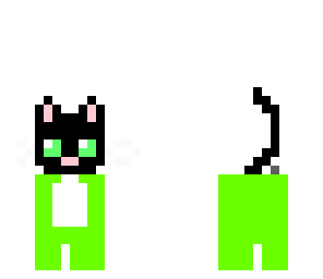 green cat