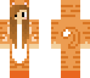 refinded orange cat girl