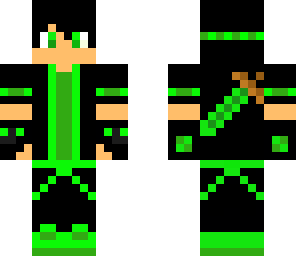 green warrior boy