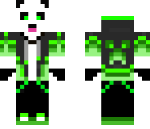 green panda