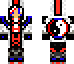 blue and red ninja