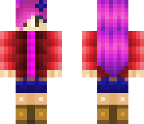 pink haired girl
