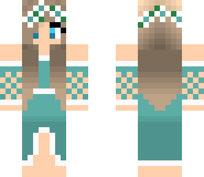pretty teal princess