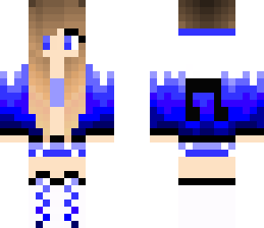 blue dubstep girl