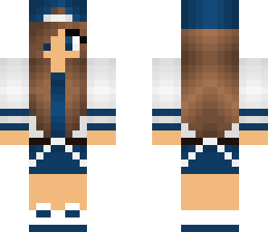 skater girl blue