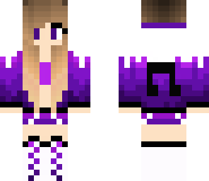 purple dubstep girl