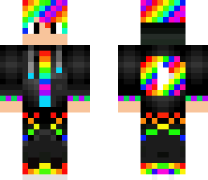 youtuber rainbow style