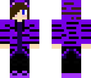 purple tiger boy