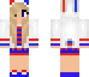 red and blue