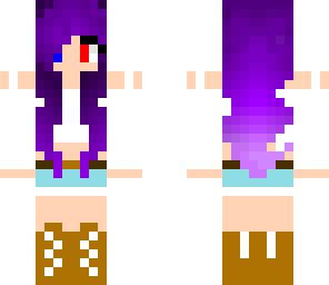 edited purple summer girl