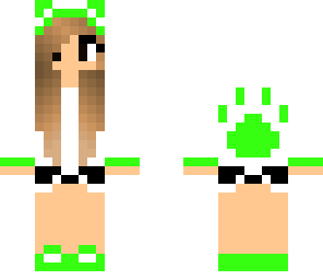 puppy paw lime girl