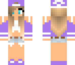 cute purple tomboy