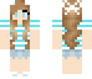 cute kawii anime cat girl skin