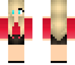 red apple girl