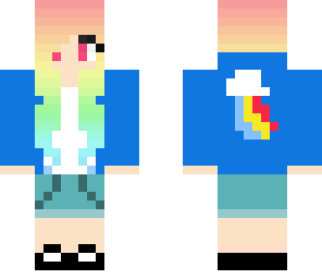 rainbow dash human 2