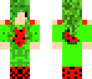 watermelon chibi girl