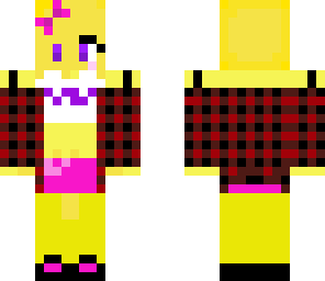 chica dressed up