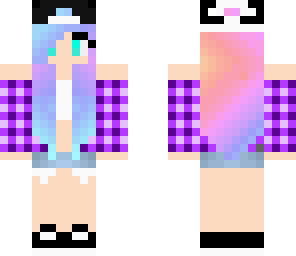 puple rainbow girl