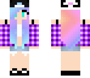 edit of purple rainbow girl