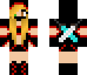 red ninja girl