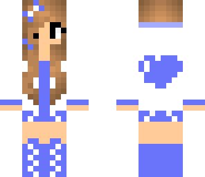 cute girl edit blue