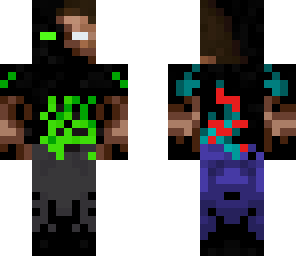 red and green dark underworld herobrine