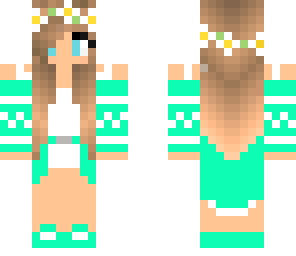 mint tumblr girl