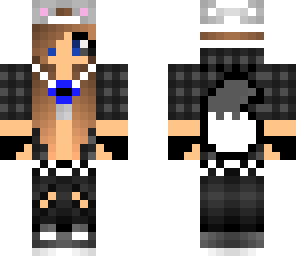 gamer wolf girl with collar