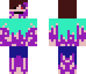 Ender Infected Man | Minecraft Skin