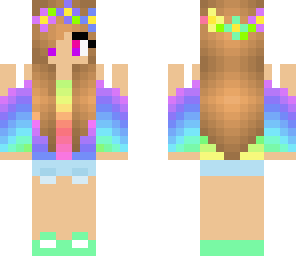 rainbow tie dye girl