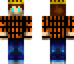 mcpe skin with crown