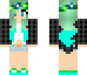 green blue