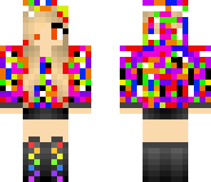 i love colors girl