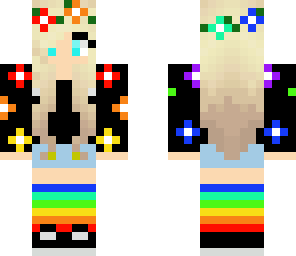 rainbow girl