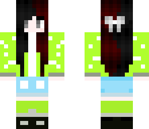 cute green girl