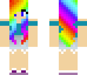 rainbow girl