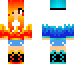 fire and water girl