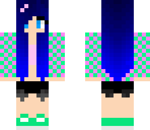 blue girl