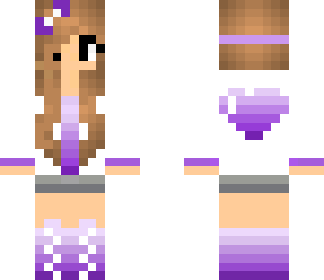 cute purple ombre girl