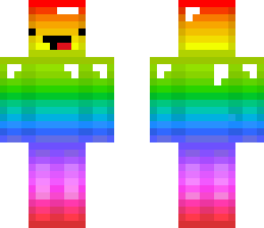 rainbow disco slime please like