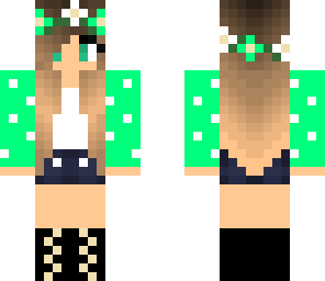 mint green - polka dots - girl