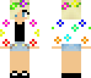 short haired flower girl
