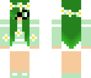 cute green flower nerd