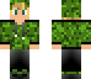 green hoodie boy