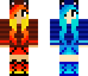 fire and water girl